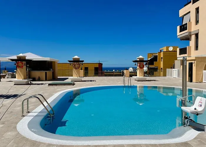 Sunset Apart, Large Terrace, Pool, Location! 아파트 푸에르토 데 산티아고